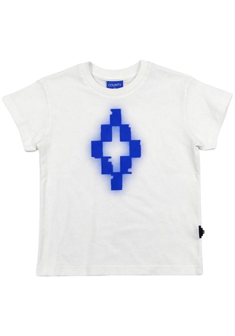 White cotton T-shirt for children MARCELO BURLON | BTH056BIANCO